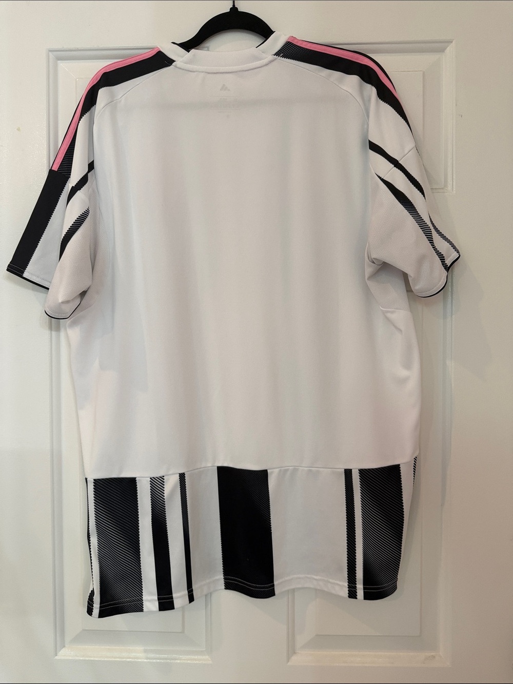 adidas Black, White & Pink Juventus Home Soccer Jersey - Picture 2 of 6
